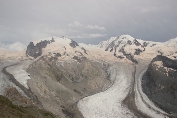 Monte Rosa und Lyskamm vom Gornergrad